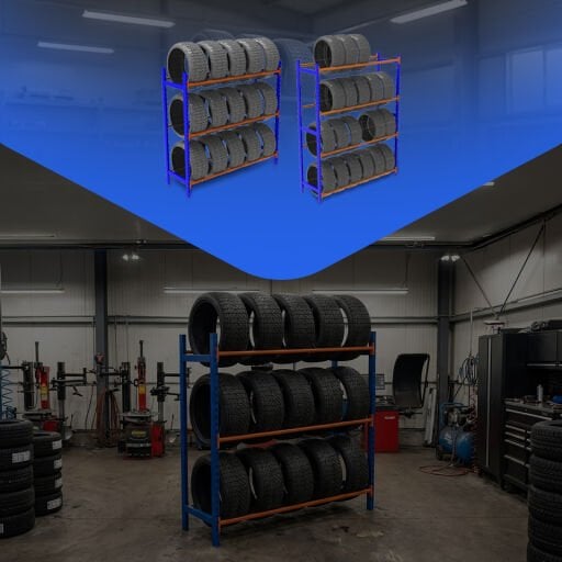 LASTİK İSTİFLEME RAFI  